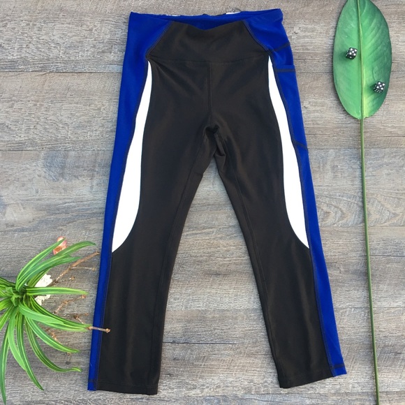 X by GOTTEX BLOCK PATTERN CAPRIS - Picture 1 of 7